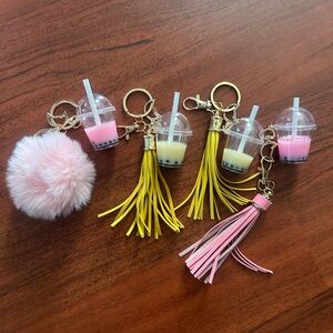 Boba keychain